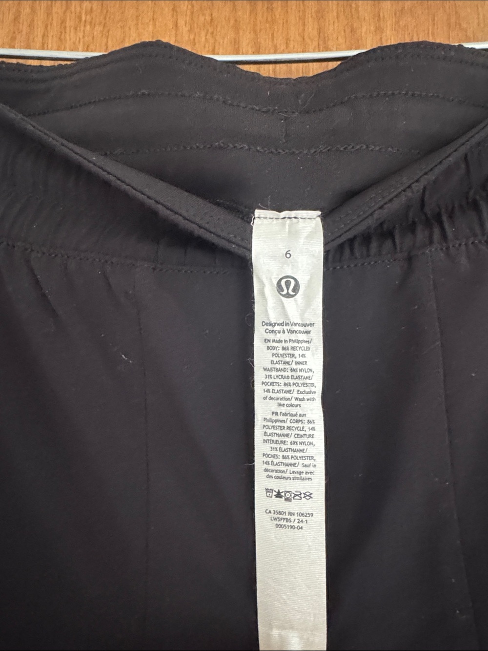 lululemon athletica Black Wide-Leg Pull-On Pants - Picture 2 of 4